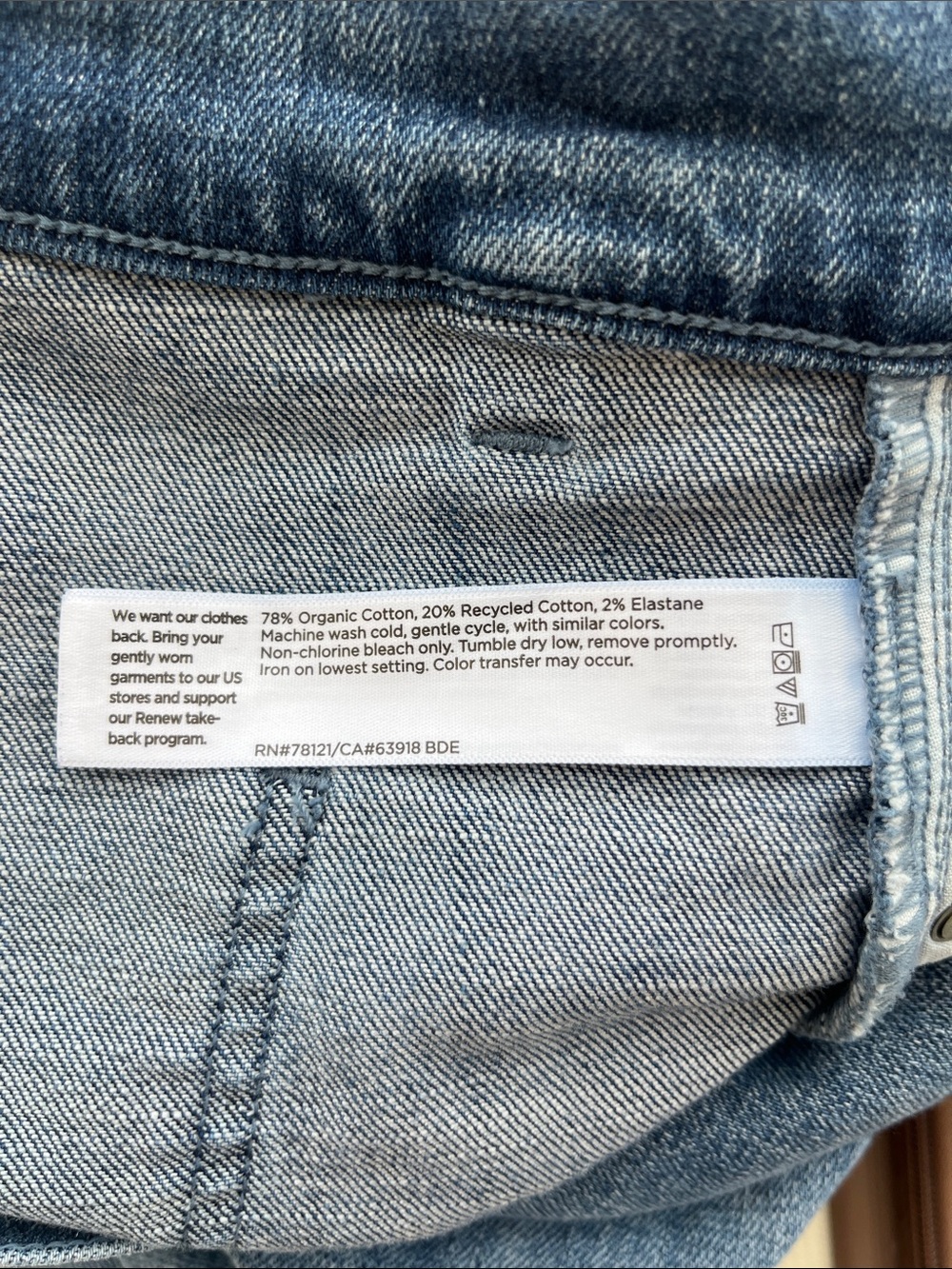 Eileen Fisher Straight Leg Jeans - Picture 6 of 6